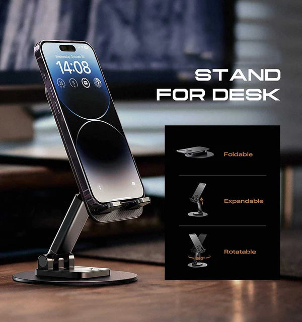 360° Rotating Mobile and Tablet Stand