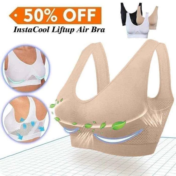 Women's Cotton Solid Non Padded Air Bra (Buy 1 Get 2 Free)