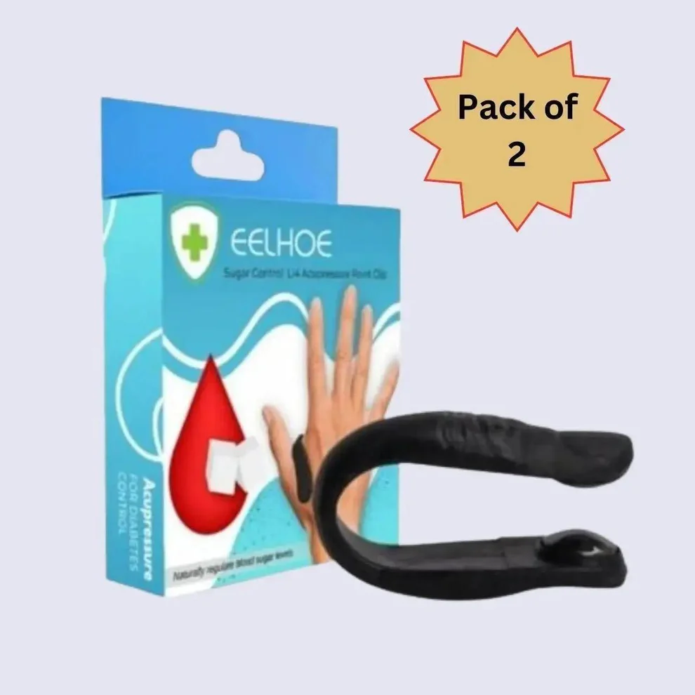 Sugar Control LI4 Acupressure Point Clip |  (Pack Of 2) | Limited Time Offer