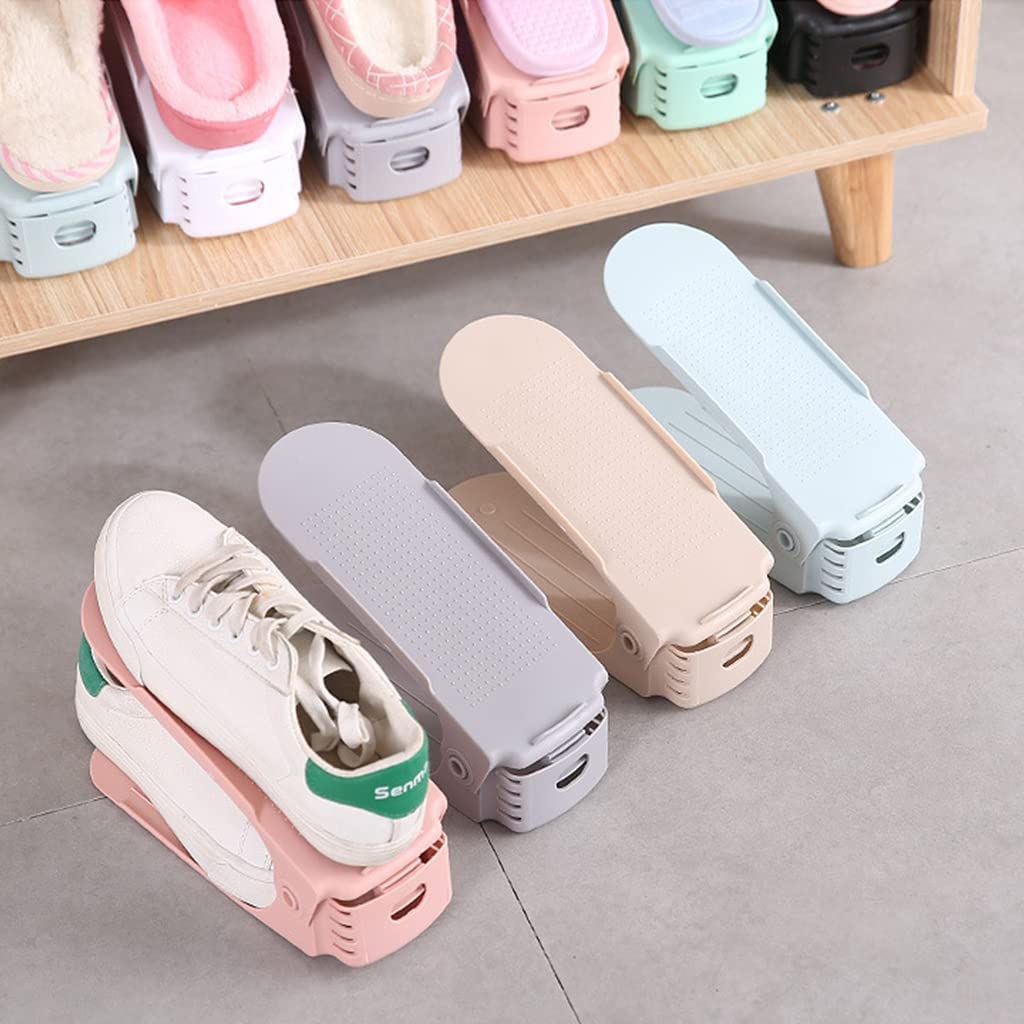 Shoe Organizer - The Adjustable Shoe Rack Space Saver